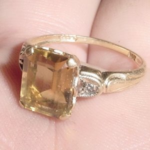 JUNE 25TH - ANTIQUE GOLD RING
