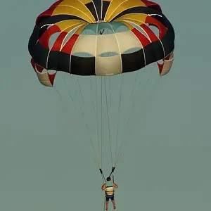 A PARASAILER IN ARUBA