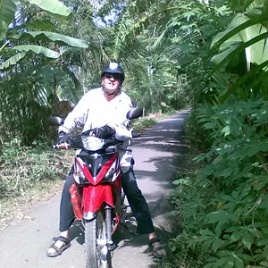 A country road. Mekong Delta.