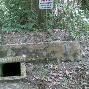 Tunnel entrance.  Vinh Long.