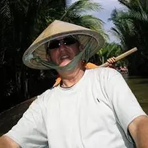 The river in BenTre, Mekong Delta