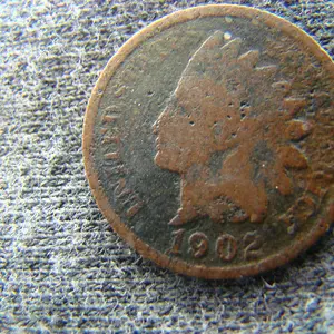 1902 Indian...dug at old creek bed