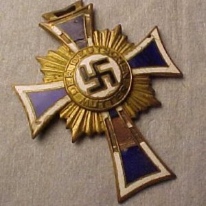 Nazi Mother's Cross.  I returned this to the family whose uncle had brought back from WWII.