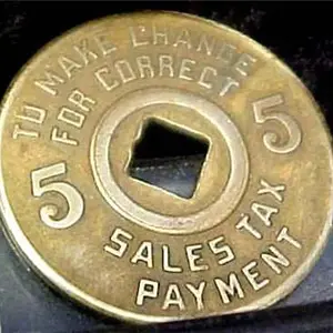 Nice MS Sales Tax Token of the nicer brass type