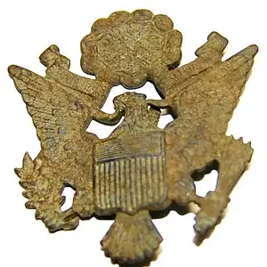 Officer's Cap Pin, Screw Back