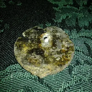 Not sure what this is??? Maybe an old police pin/badge?? Kind of hard to see but the top left has... CPT-------of. then the next line has olice---. th