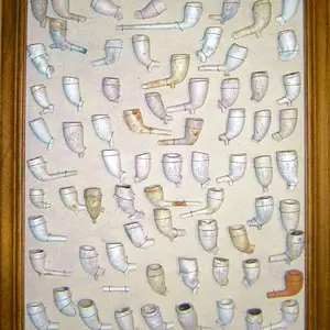 CLAY PIPES framed collection