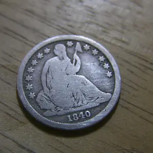 1840 seated dime