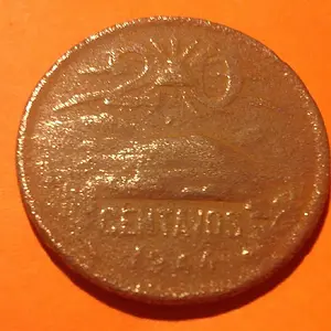 1944, 20 Centavos
Found 11/13/13
Prairie Elemantary
Monroe Country, Ms