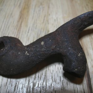 Percussion Musket hammer found in an area Confederates raided