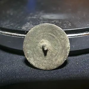 Old Flat button found in Edinville, PA