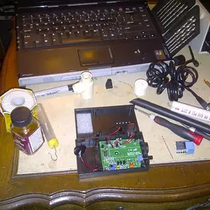 disassembled and making changes based on ideas seen on internet