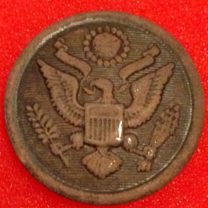 US Army Great Seal Button WWI Era