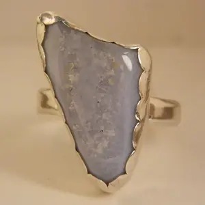 Sterling silver ring with unknown stone.