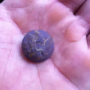 Union Eagle Infantry coat button