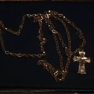 14k cross and chain