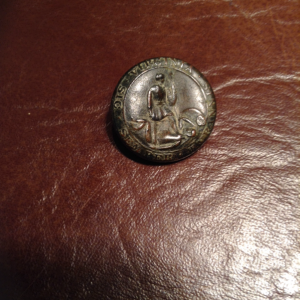 As this is in the top ten of rarest and greatest buttons I have to admit it is not mine but my dads. He found it before I started detecting. It is par