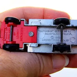Matchbox Series No. 11 Lesney Production Co. 1969 
Scaffolding Truck 
Back Yard Find 14 Mar 14

**INTERNET PICTURE OF NICE ONE**