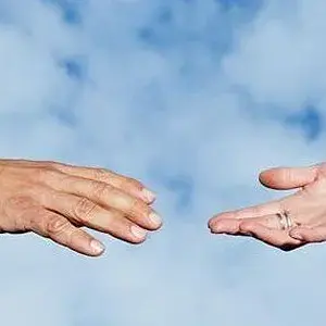 reaching out