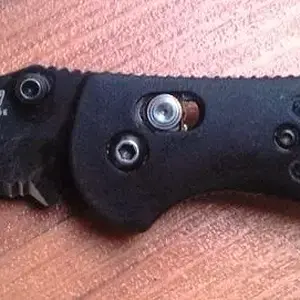 Cool MD Find. I found this Benchmade Mel Pardue Design tanto blade pocket knife next to a forest service road just above the Famous SoCal gold rush re