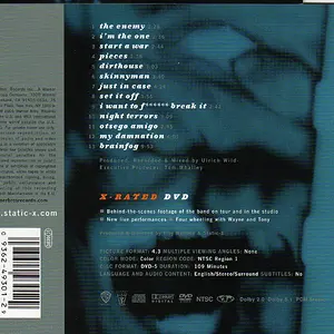 [AllCDCovers] static x start a war 2005 retail cd back
