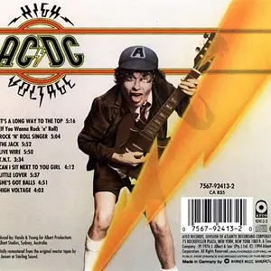 [AllCDCovers] acdc high voltage 1998 retail cd back