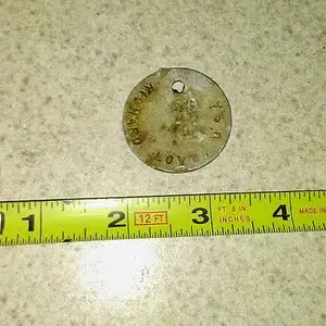 Richard Love Dog Tag WW1