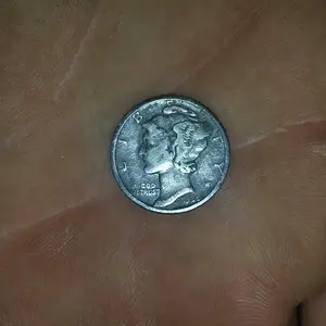 First silver coin (1935 Mercury Dime)10287153 694466087261525 520277228 n