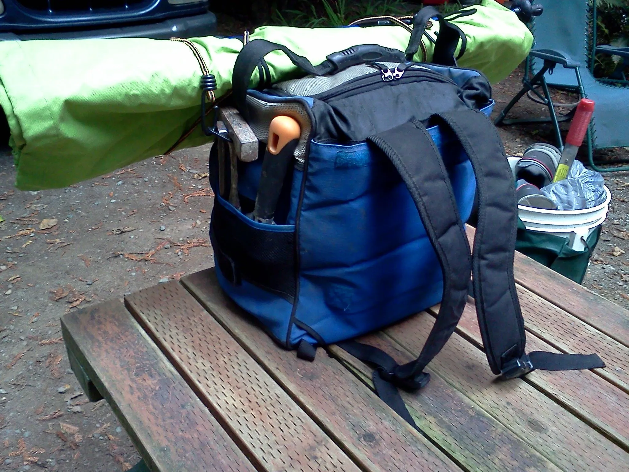 002  My explorer pack.  Everything I need and 10 pounds going in.