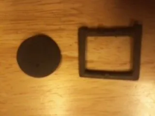 022313 Brass buckle / Flat button Colonial