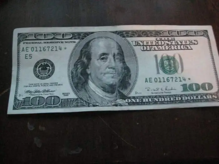 $100 star note