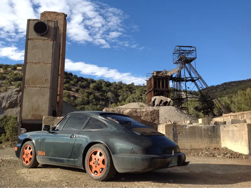 1000' deep to feed the 30 + miles of tunnels. The Traylor Shaft and Eiffel Designed Headframe stand proud as a monument to Kelly, New Mexico.