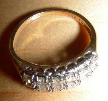 14K 12 diamond ring