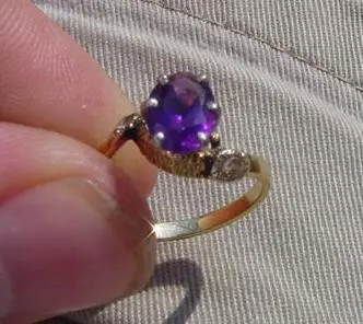 14K AMETHYST SALTWATER - ST.MARTIN