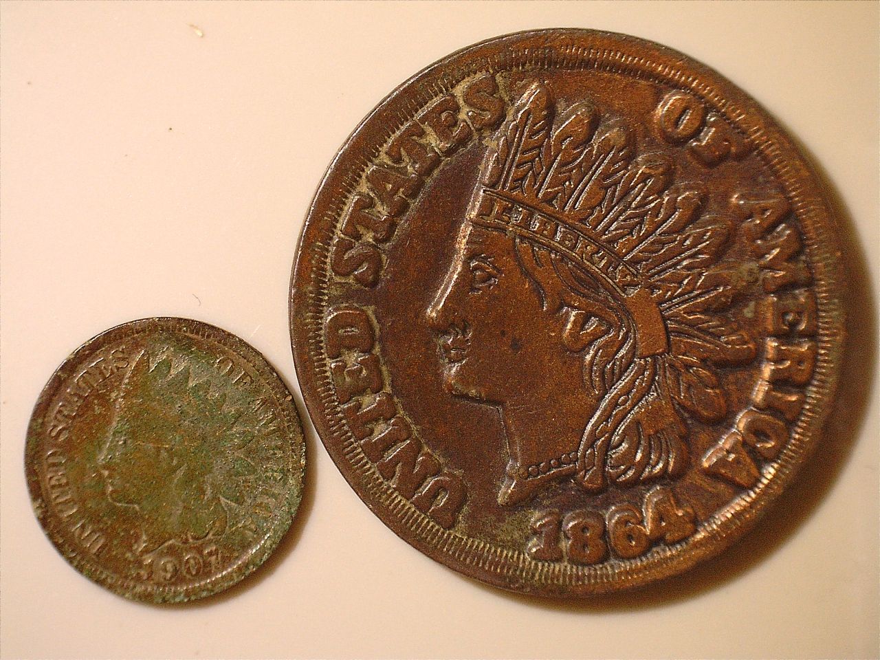 161179330171  Notable find Replica 1864 IHP other IHP pictured for reference (Obverse pic)