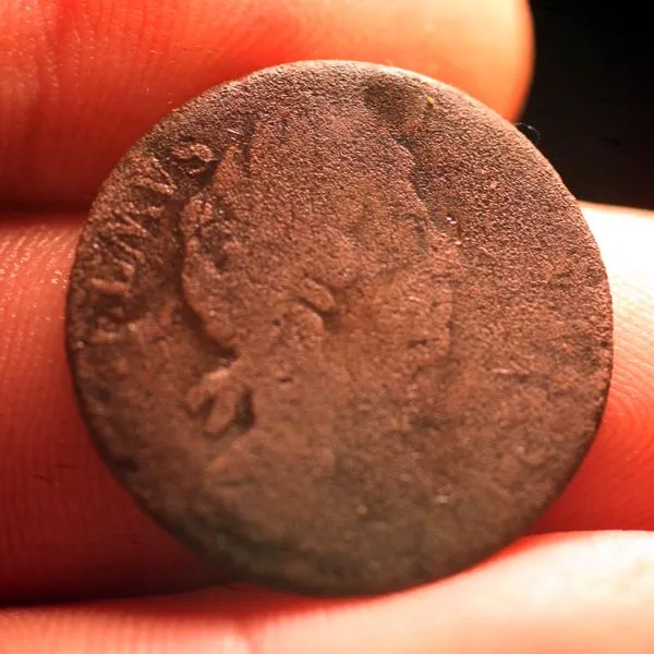 1697 William III HalfPence