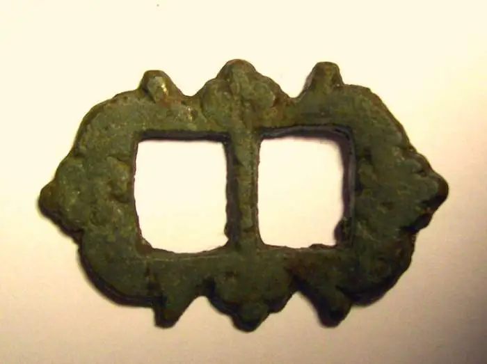 16th century bronze shoe buckle