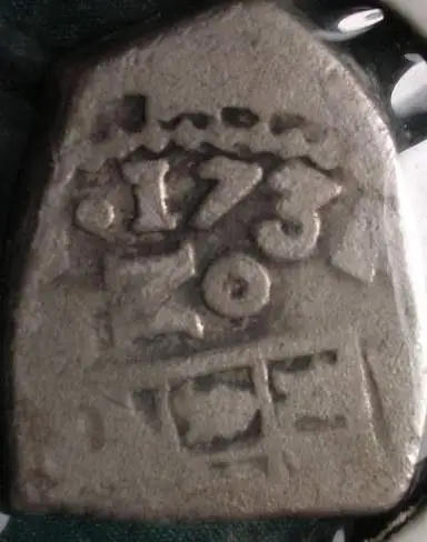 1731 Cut Reale - I dug this cut silver back on 7/5/93