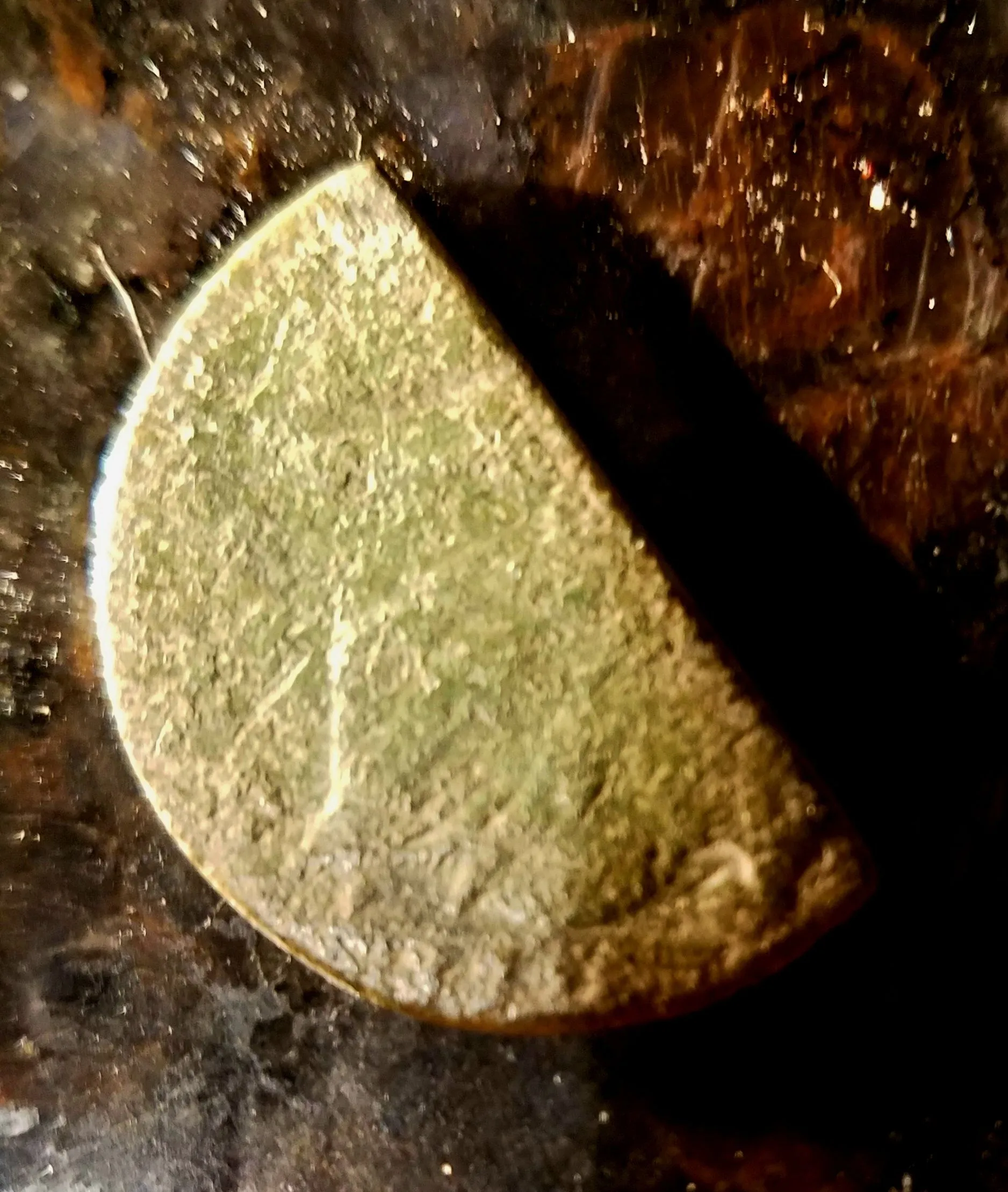 1774 King George III half penny