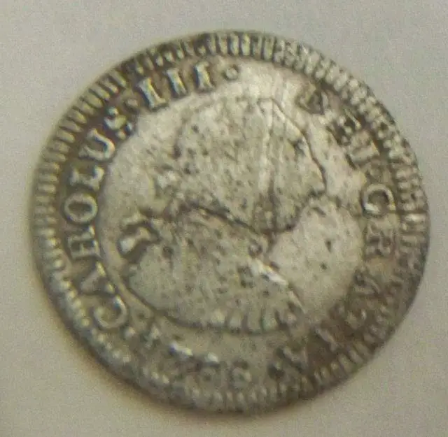 1785 Silver Spanish 8 Reale - Found with my White's MXT on November 19th, 2009.  1785 Spanish 8 Reale.  My oldest to date.