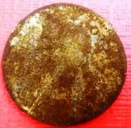 1787 Connecticut Copper - Dug May 22, 2008; Burlington County NJ
Depth: 7 Inches
DFX VDI: 69
