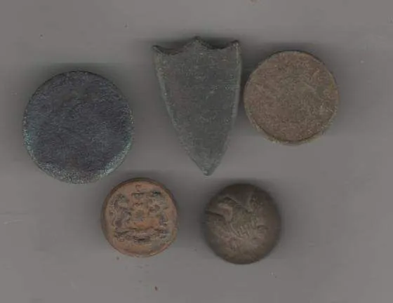 1787 jersey copper - shield nickel , saddle shield