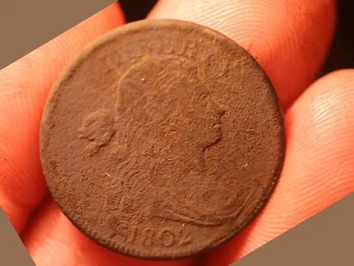 1802 Draped - From a pocket spill of 3 drapeds!
  Some nice hair detail.