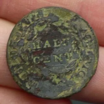1809 "Classic Head" Half Cent (Reverse)