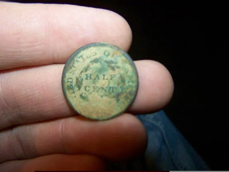1809 HALF CENT - DIRTY