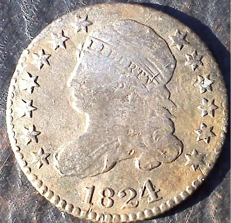 1824 dime