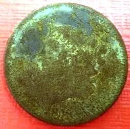 1839 "Booby Head" Large Cent - Dug May 22nd, 2008; Burlington County NJ
Depth 5 Inches
DFX VDI 83