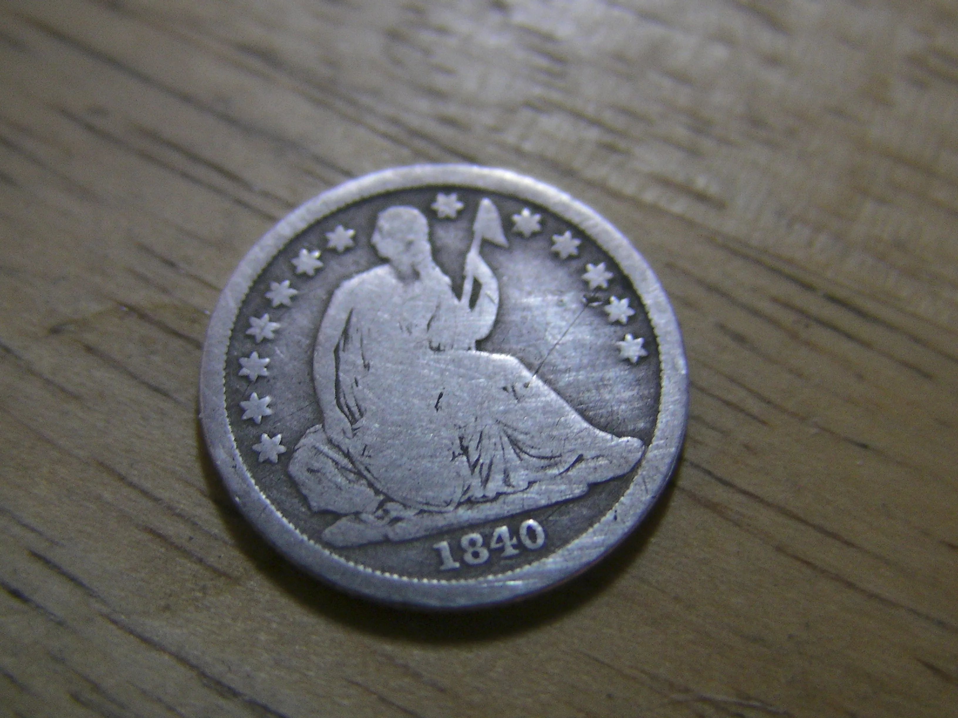 1840 seated dime