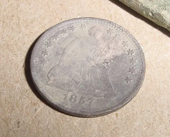 1857 1/2 DIME