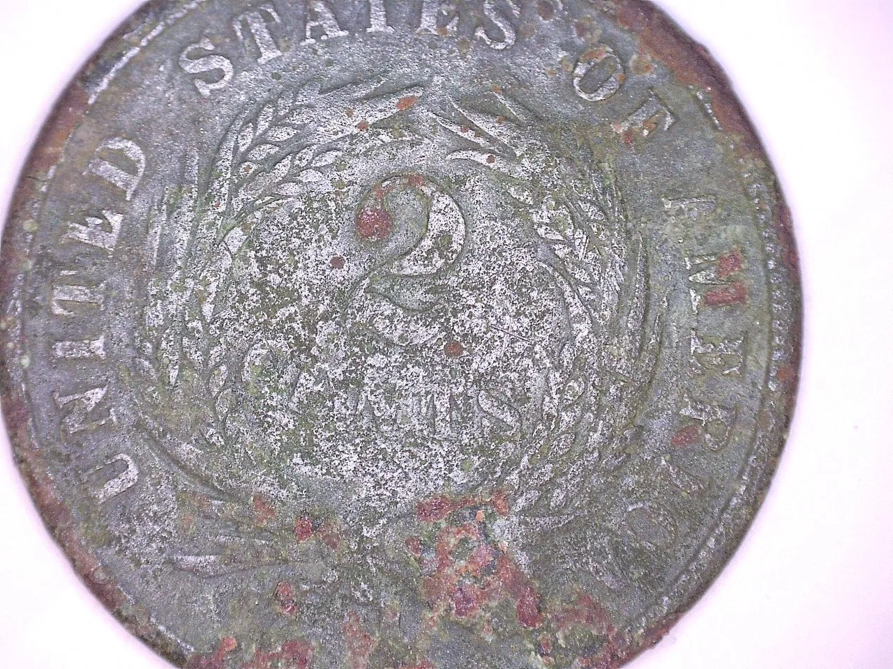 1864 2 cent piece